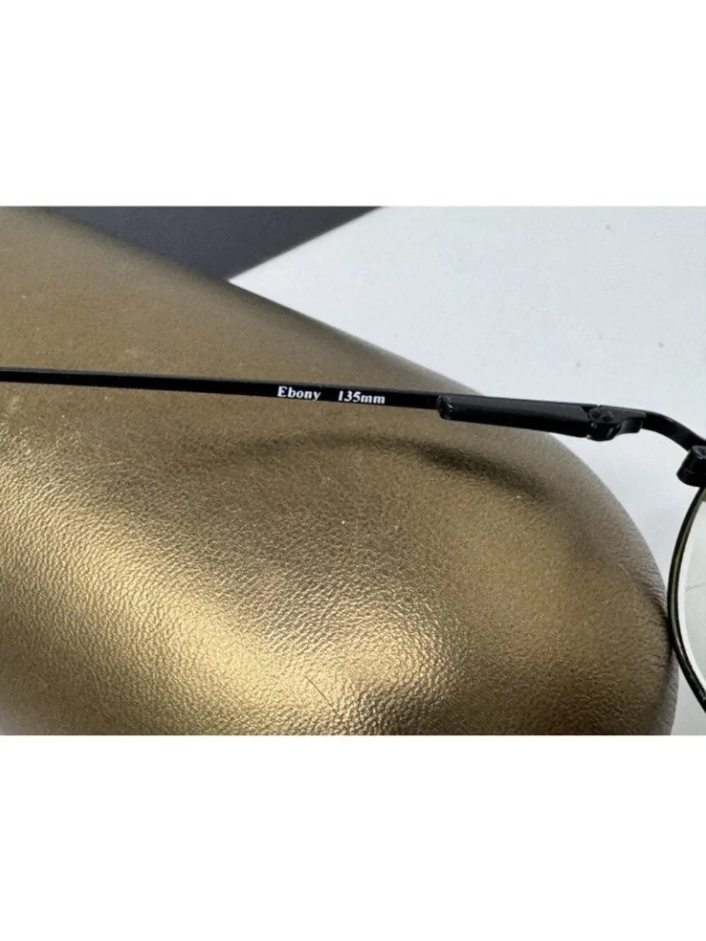 NICOLE MILLER BOW Ebony BLACK EYEGLASSES GLASSES METAL FRAME 49 [] 19 135